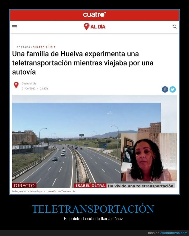 teletransportación,autovía