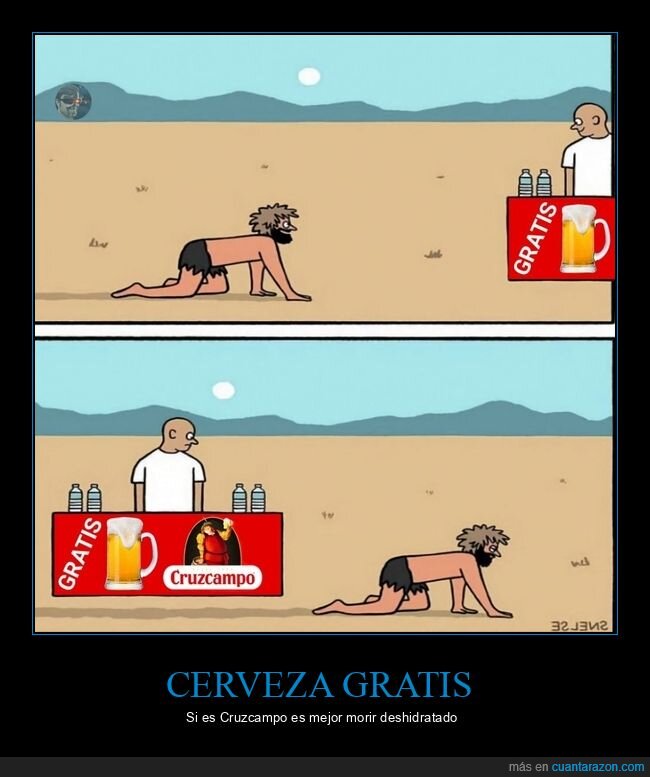 desierto,cerveza,cruzcampo