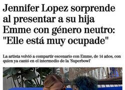 Enlace a Le hije de Jennifer Lopez