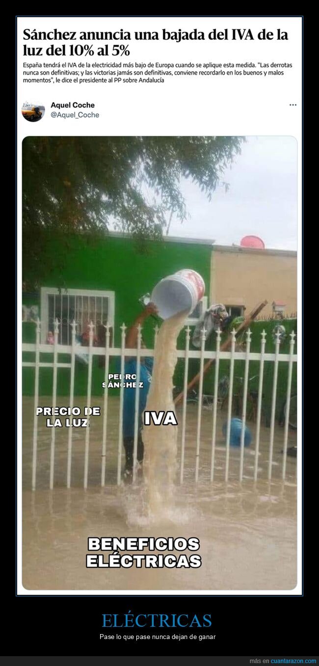 beneficios,eléctricas,iva,luz,pedro sánchez,políticos
