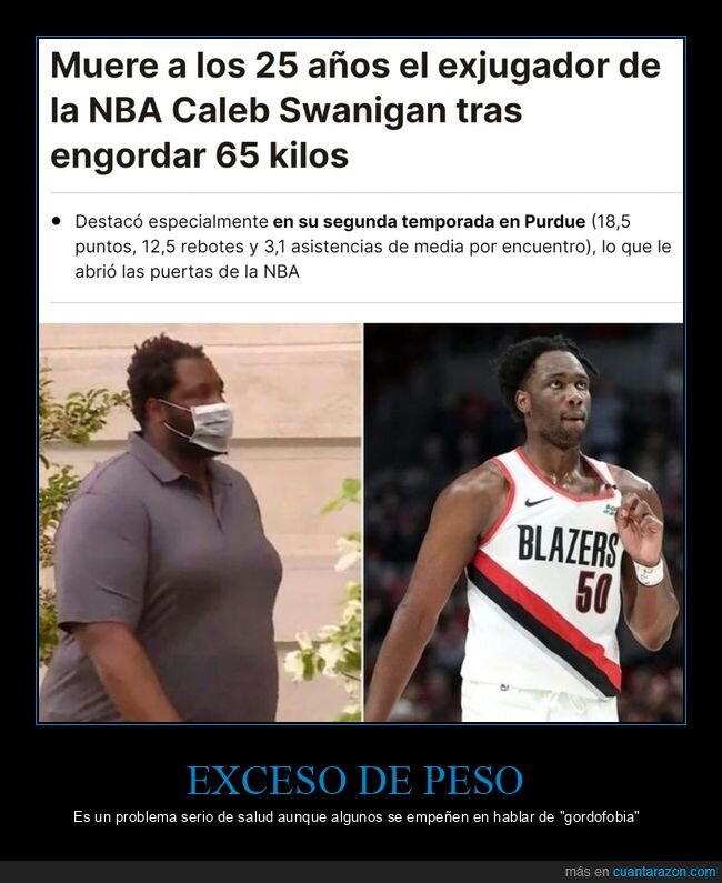 muerte,peso,caleb swanigan