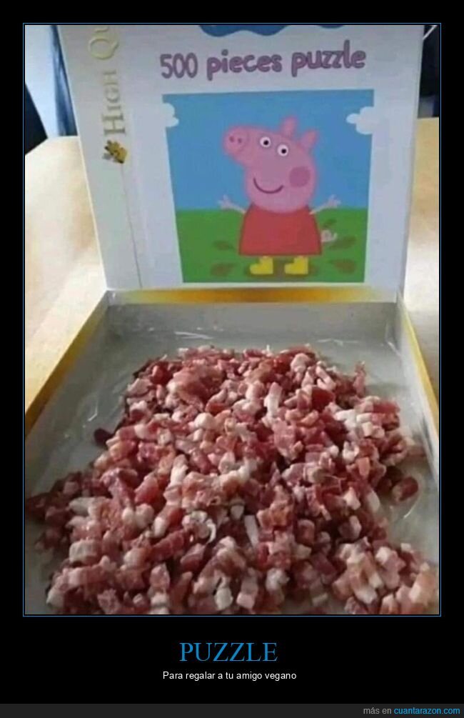 puzzle,peppa pig,bacon