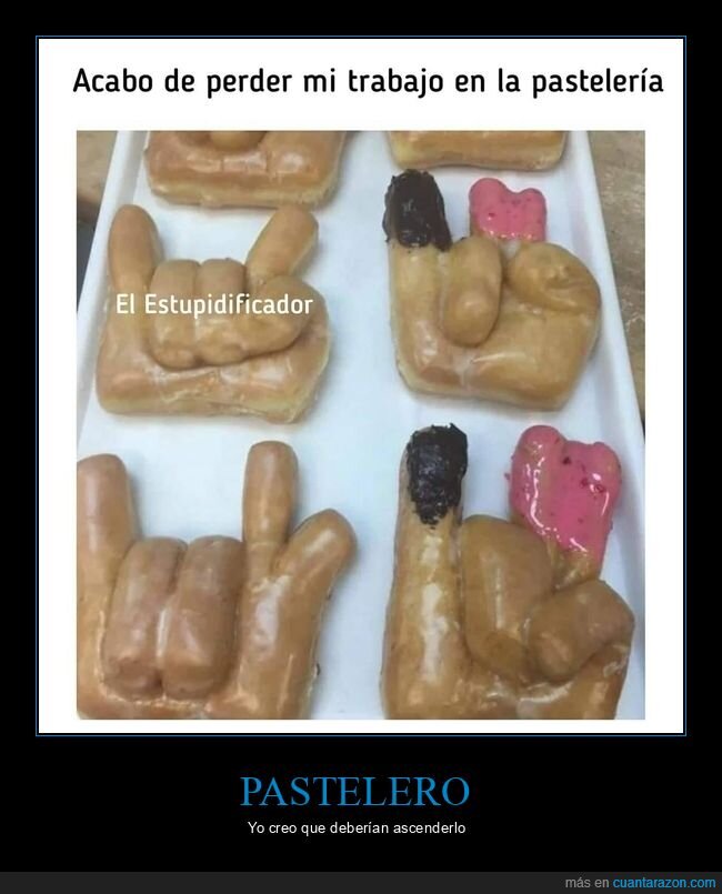 dedos,pastelería,wtf