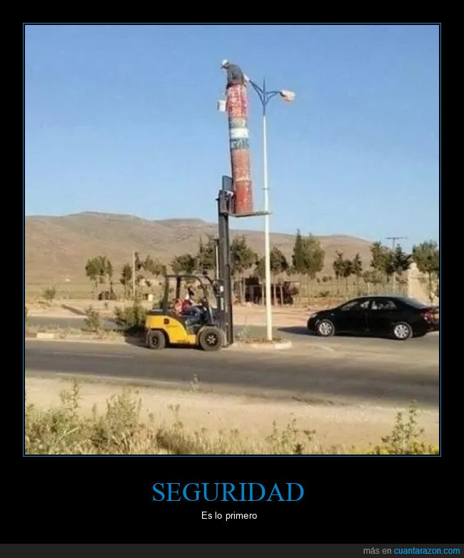 bidones,carretilla elevadora,seguridad,wtf