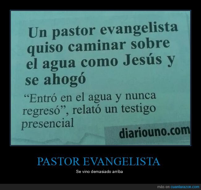 ahogarse,caminar sobre las aguas,fails,jesús,pastor evangelista