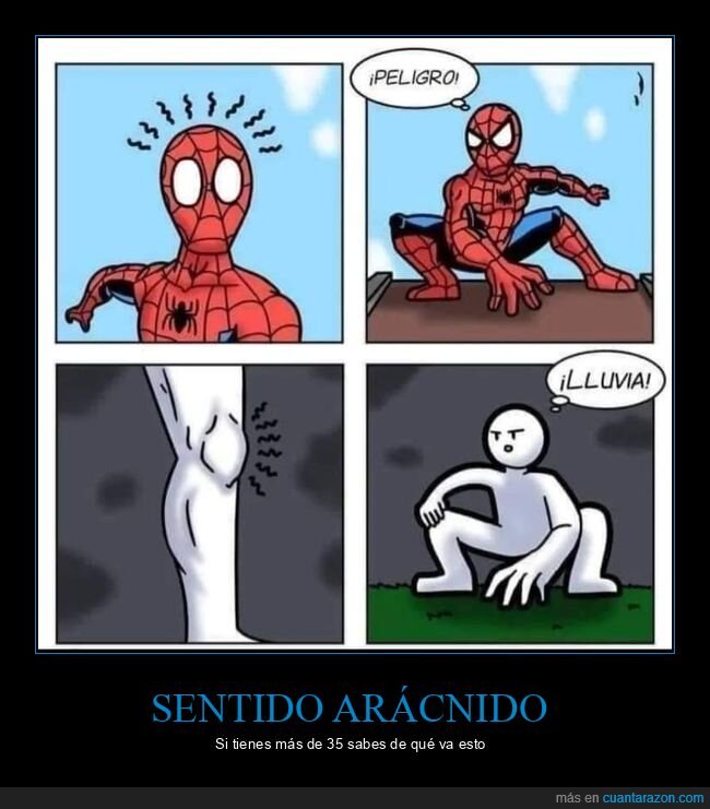 spiderman,sentido arácnido,rodilla,lluvia