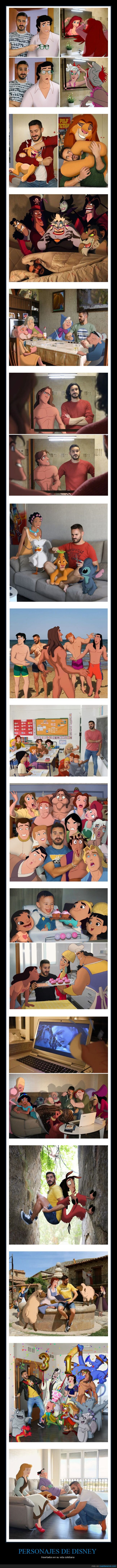 personajes,disney,photoshop