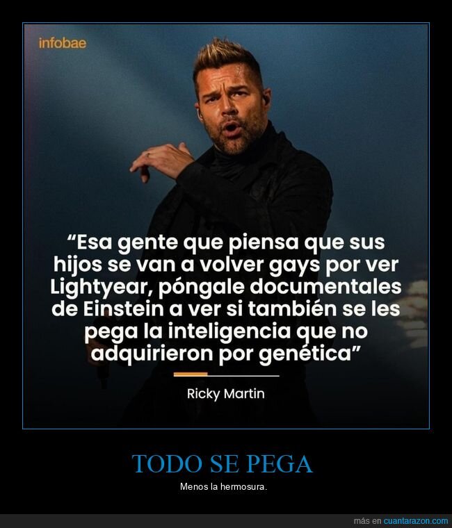 hijos,gays,lightyear,einstein,ricky martin