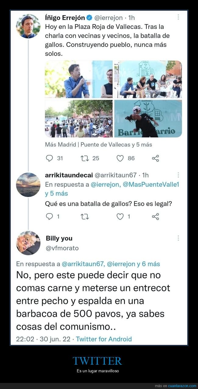 íñigo errejón,batalla de gallos,fails