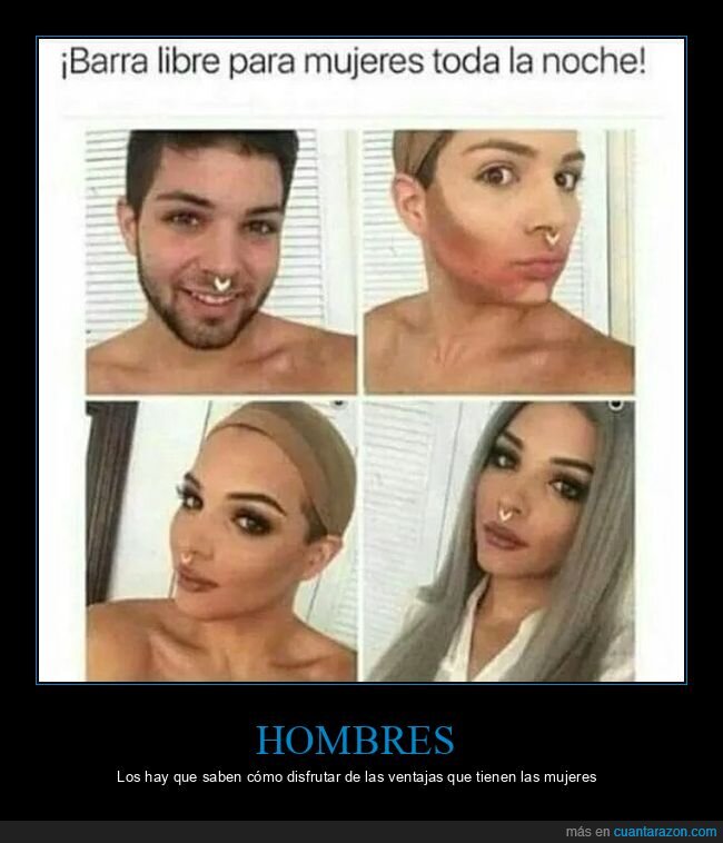 barra libre,maquillaje,memes,mujeres,wtf