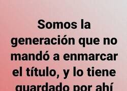 Enlace a La generación los títulos sin enmarcar