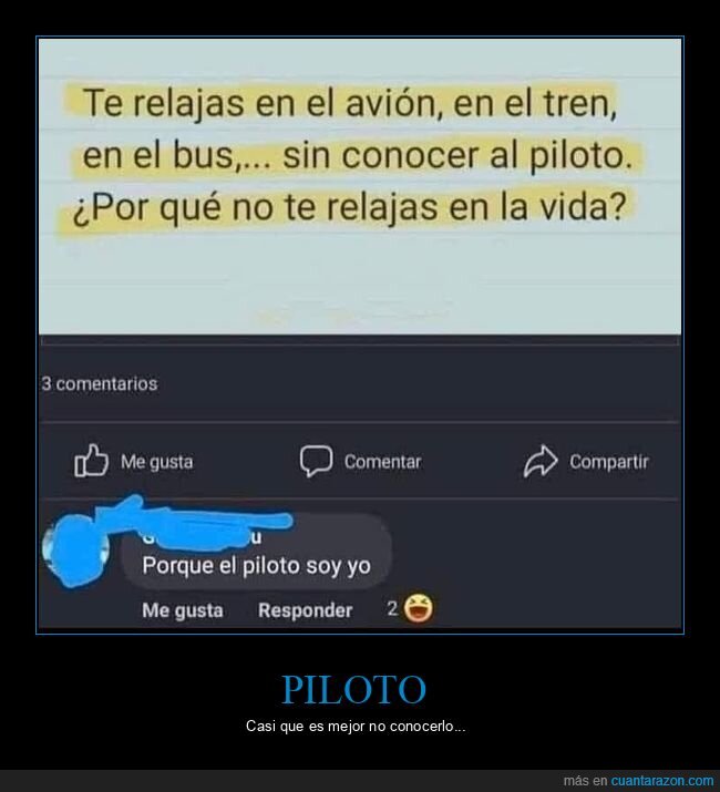 comentarios,piloto,relajarse,vida