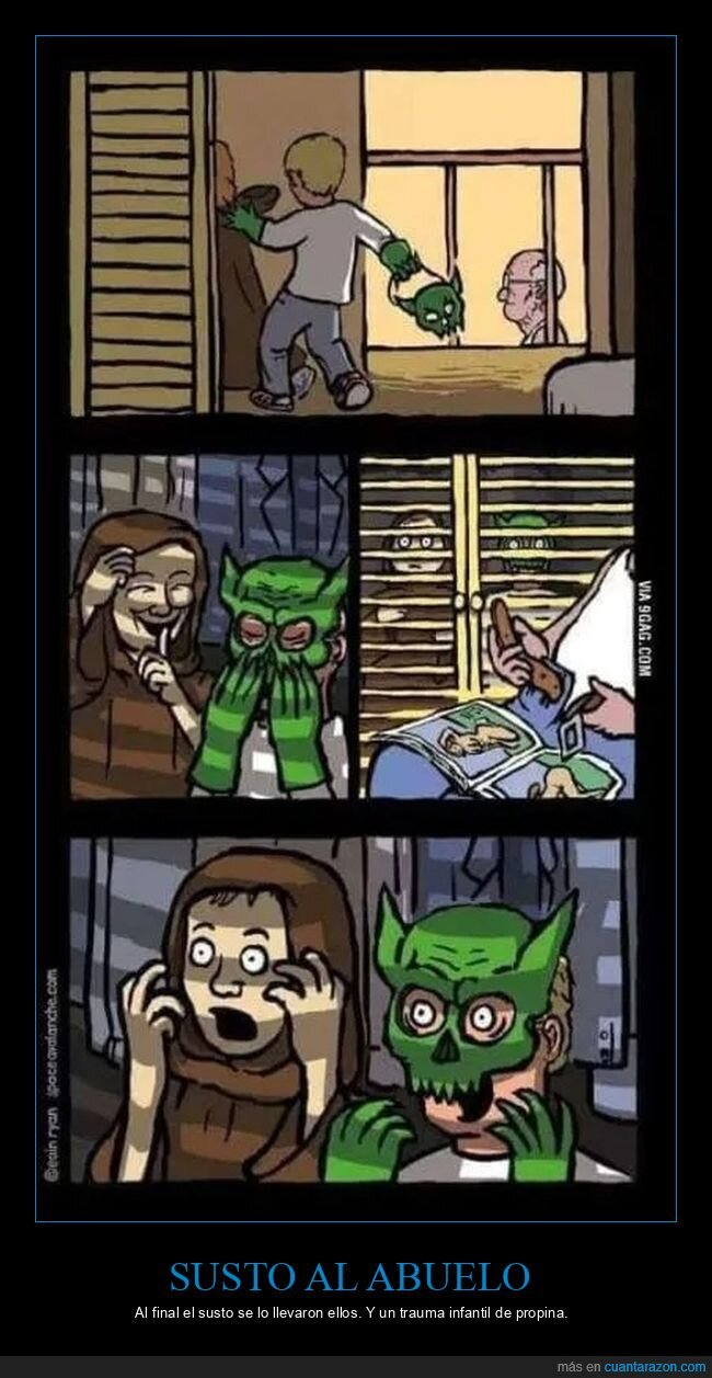 abuelo,armario,asustar,ni&ntilde;os