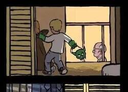 Enlace a Escondiéndose para asustar al abuelo