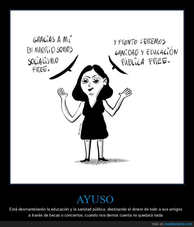 ayuso,socialismo,sanidad,educación