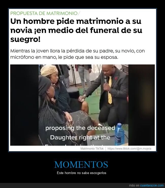 proposici&oacute;n,novia,funeral,suegro