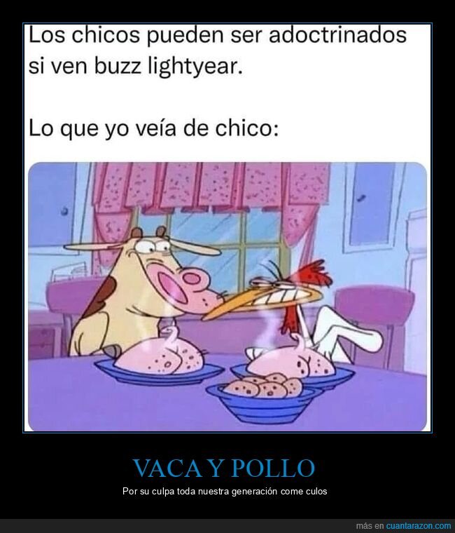 vaca y pollo,lightyear,culos