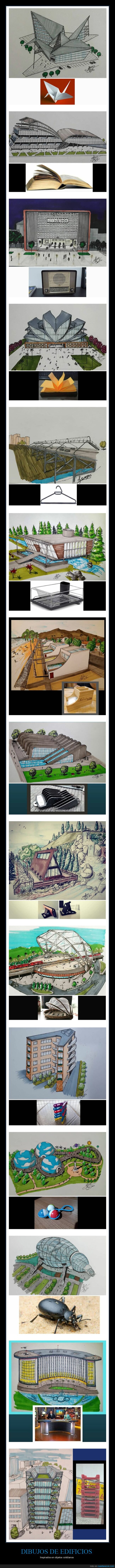 dibujos,edificios,objetos