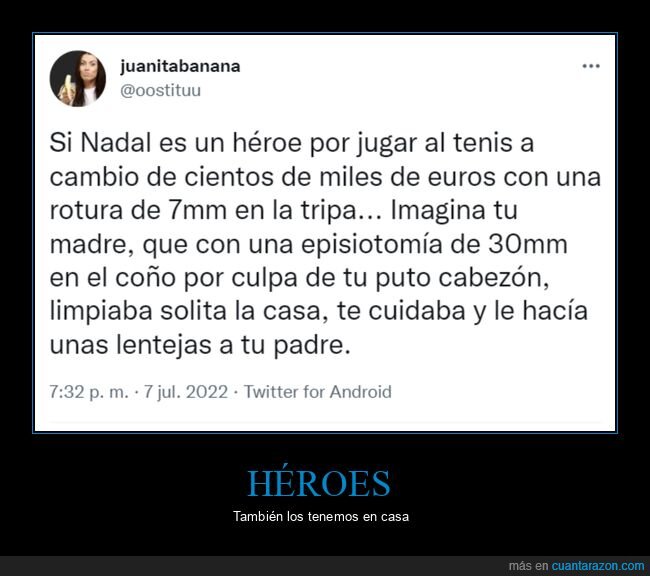 nadal,héroe,tenis,madre