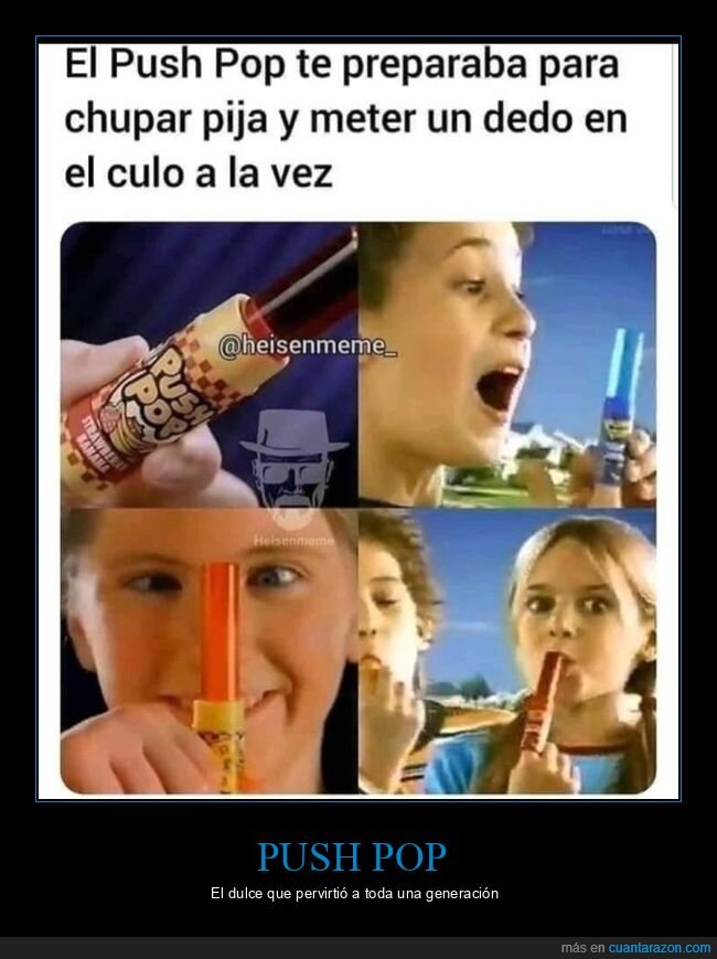 chupar,dedo,preparar,push pop,wtf