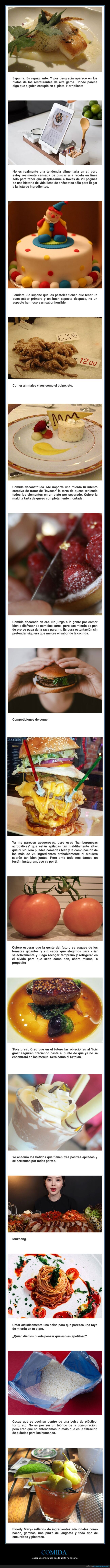 comida,tendencias modernas