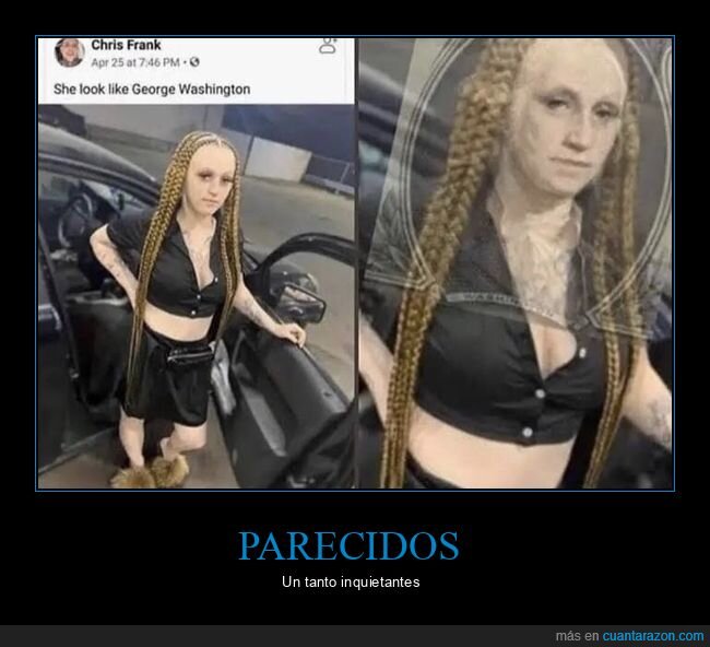 george washington,parecidos