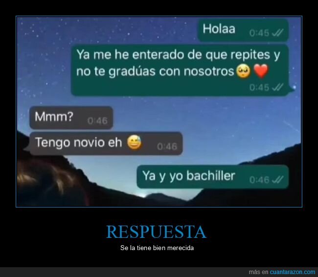 bachiller,novio,repetir,whatsapp