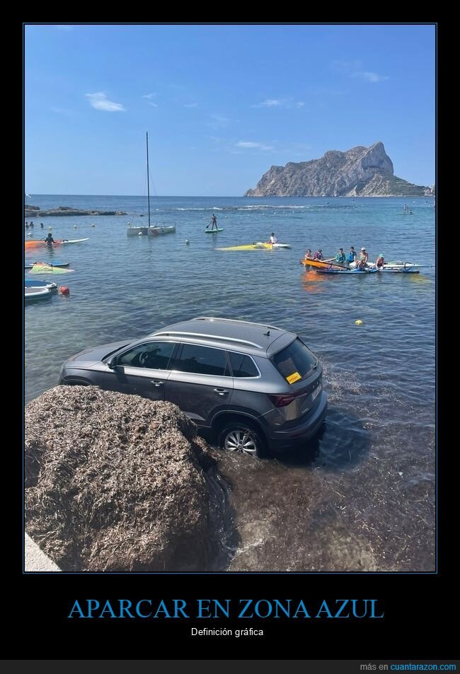 coches,fails,playa