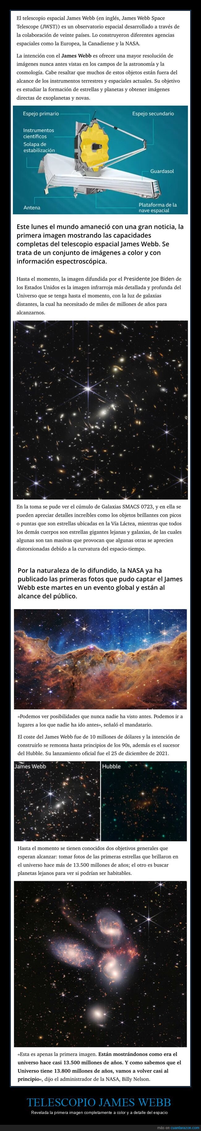 james webb,telescopio,universo