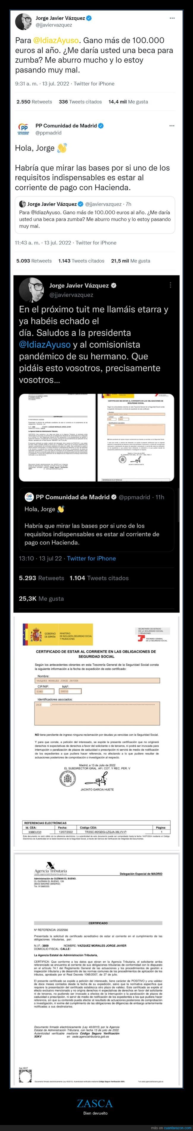 joerge javier,pp,zasca,políticos