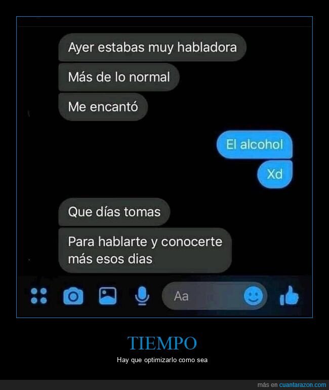 habladora,alcohol,conocer