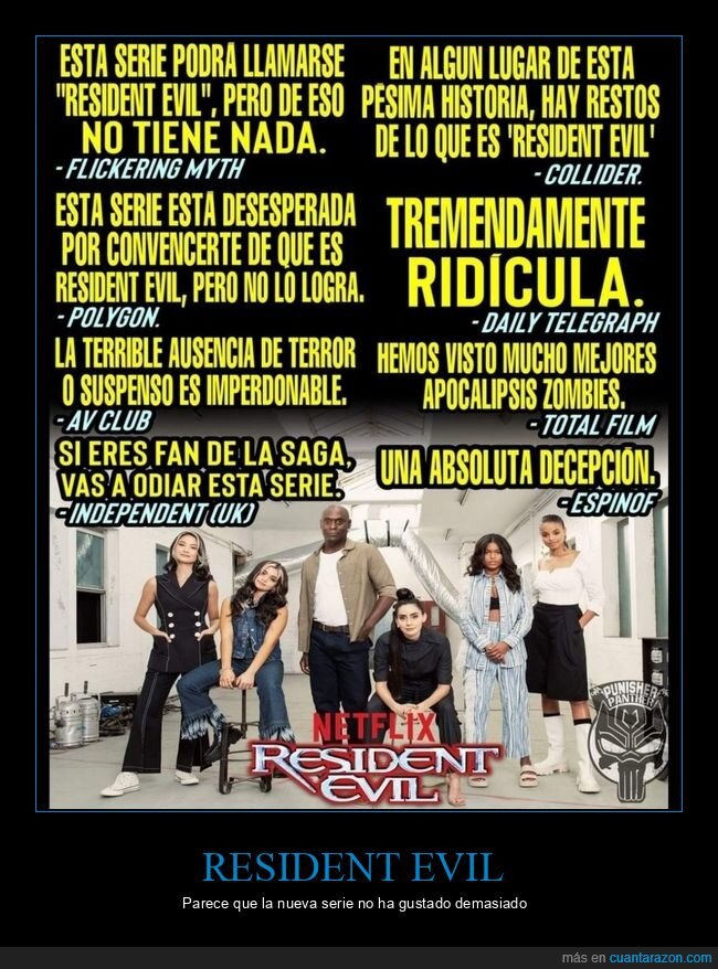 resident evil,netflix,críticas