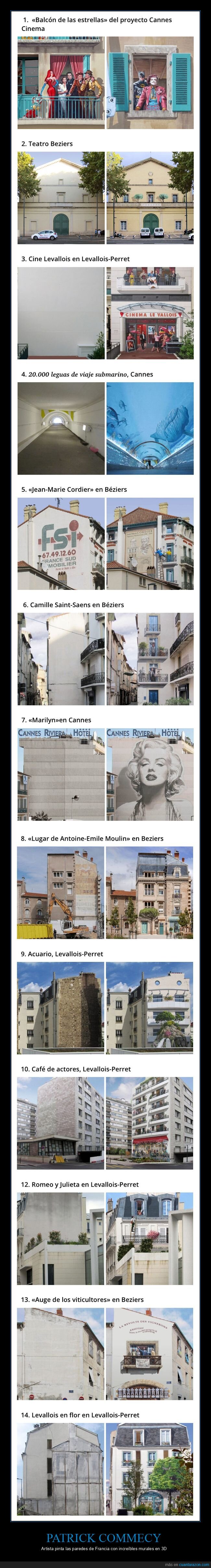 patrick commecy,artista,murales,3d