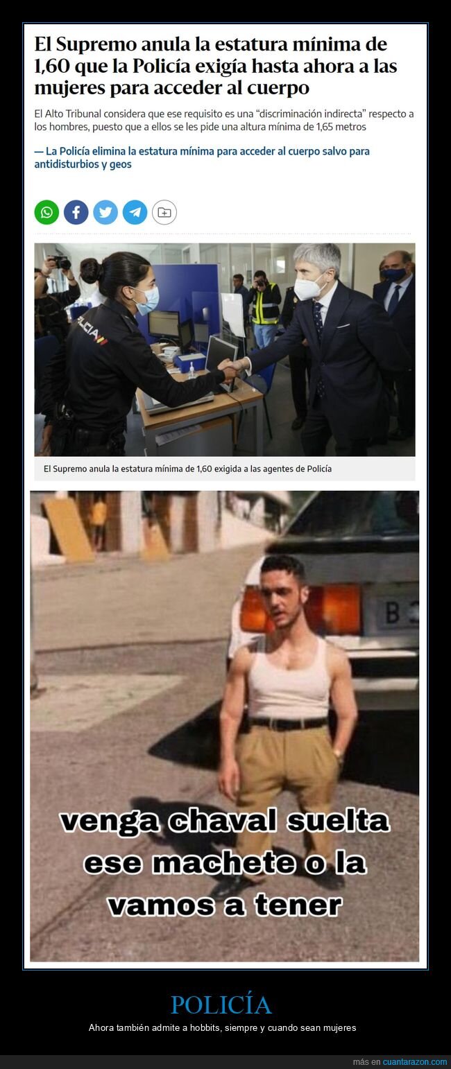 estatura,polic&iacute;a,mujeres