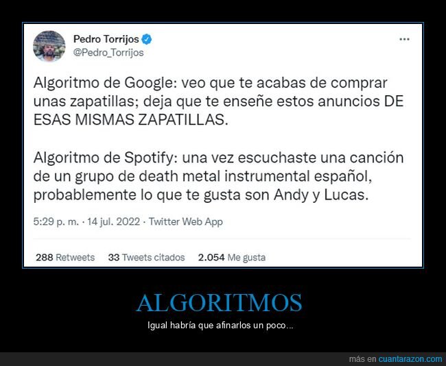 algoritmos,google,spotify,recomendaciones