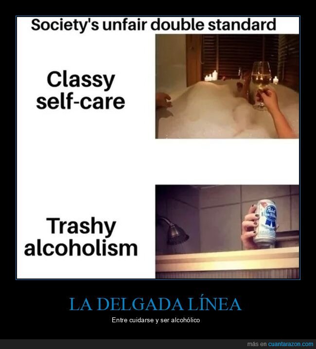bañera,beber,cuidarse,alcohólico