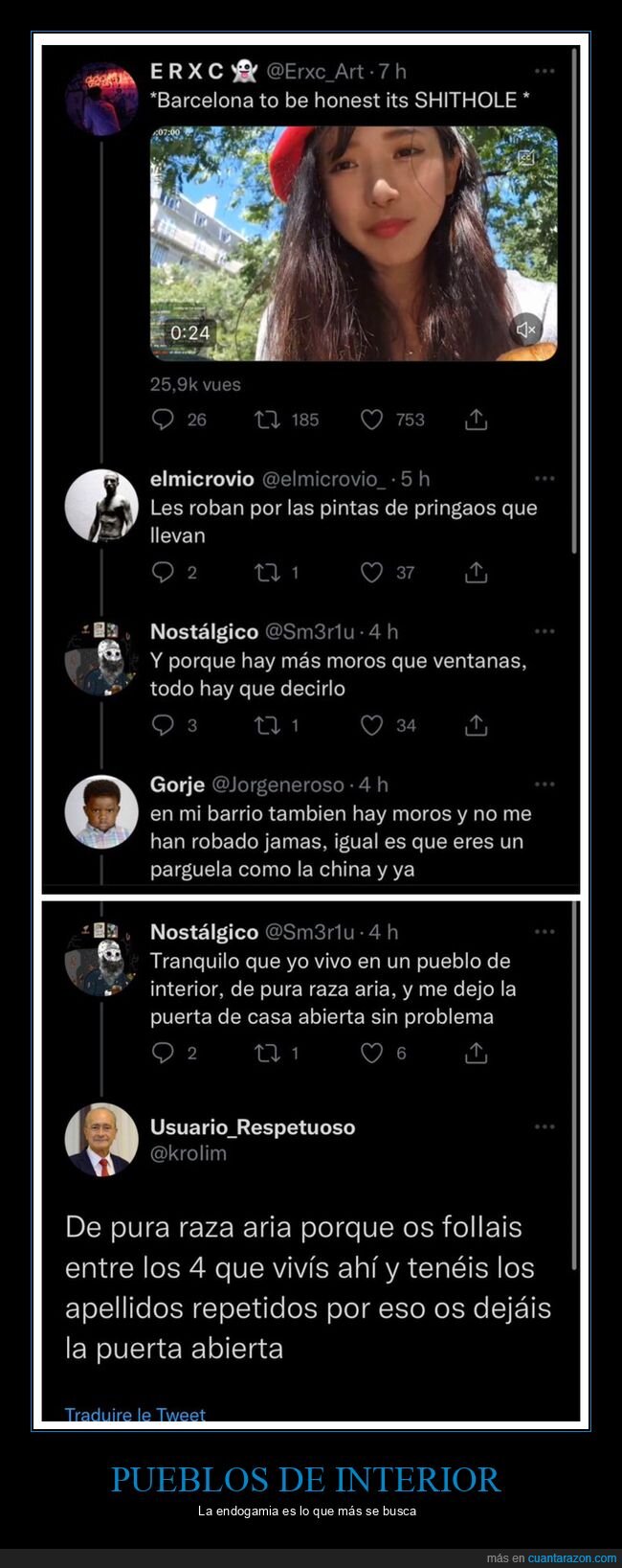 barcelona,raza aria,robar,zasca