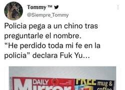 Enlace a Con ese nombre le tenía que pasar tarde o temprano...