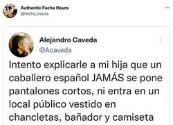 Enlace a Un auténtico caballero español