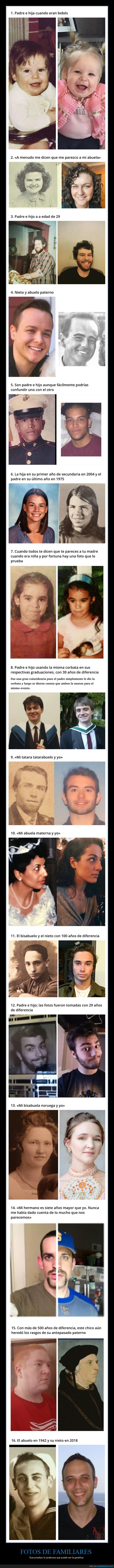 familiares,genética,parecidos