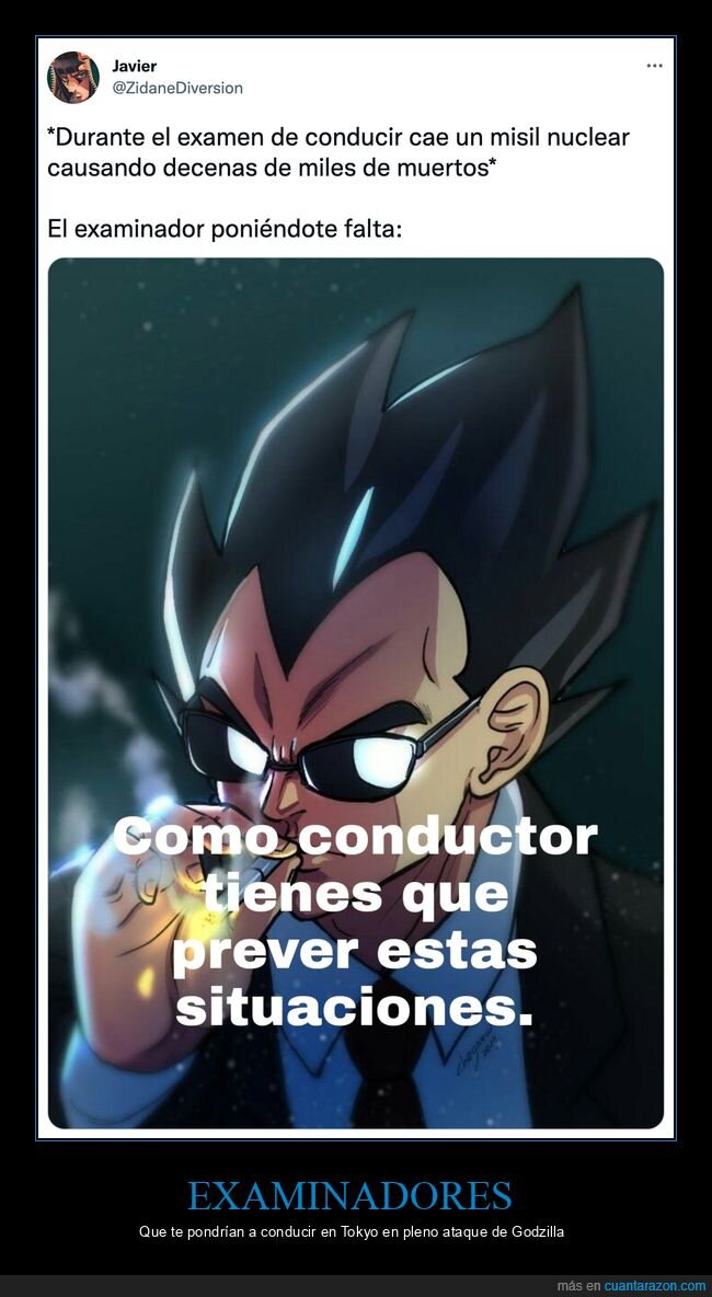 examen de conducir,misil nuclear