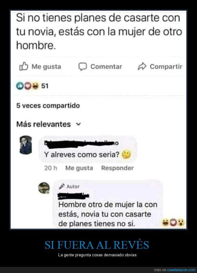casarse,mujer,otro,al revés