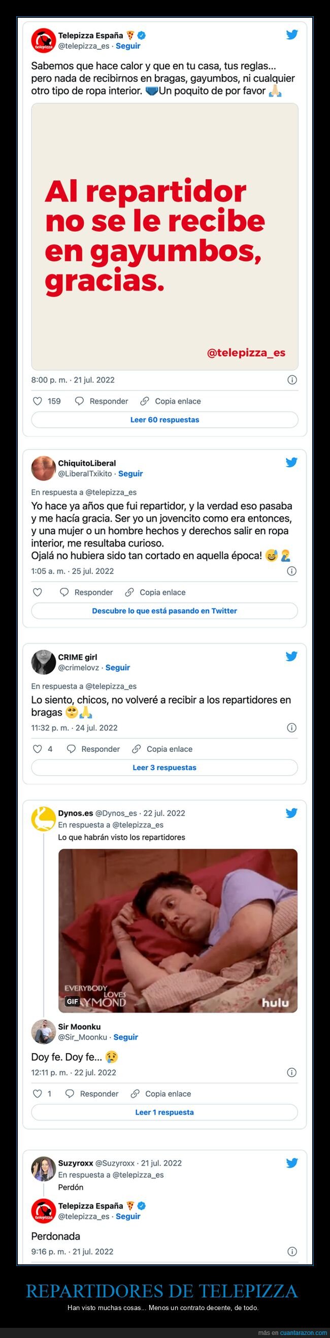 petición,ropa interior,telepizza,wtf