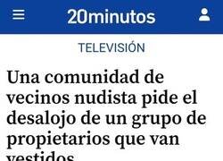 Enlace a Guerra entre nudistas y textiles