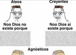 Enlace a Ateos, creyentes y agnósticos
