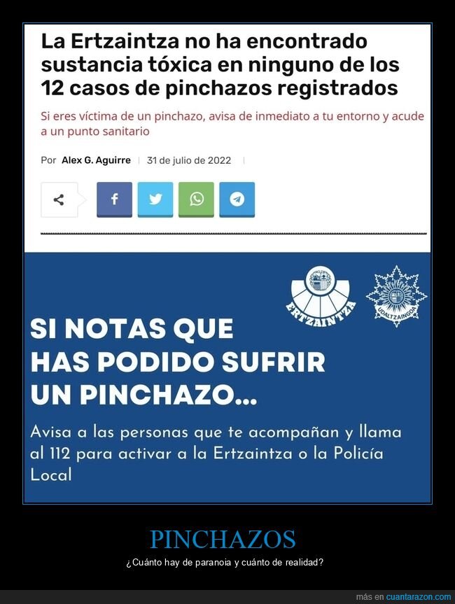 pinchazos,sustancias tóxicas