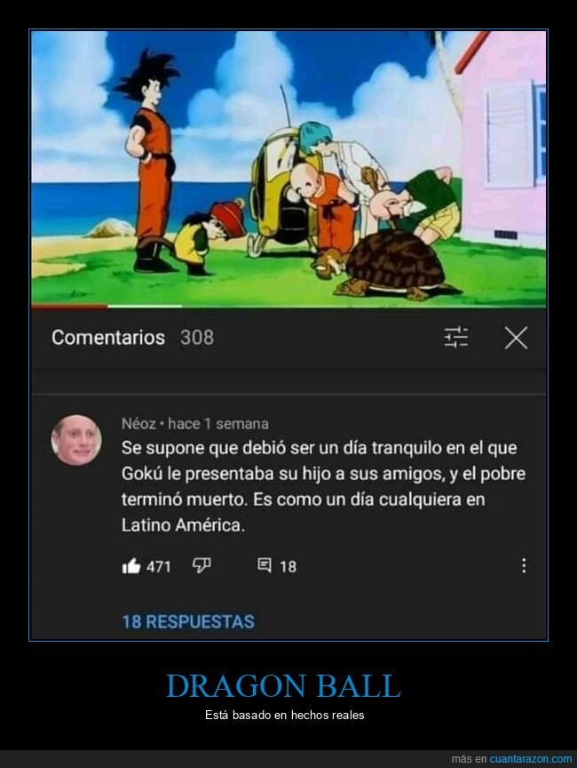 dragon ball,goku,hijo,muerto,latinoamérica
