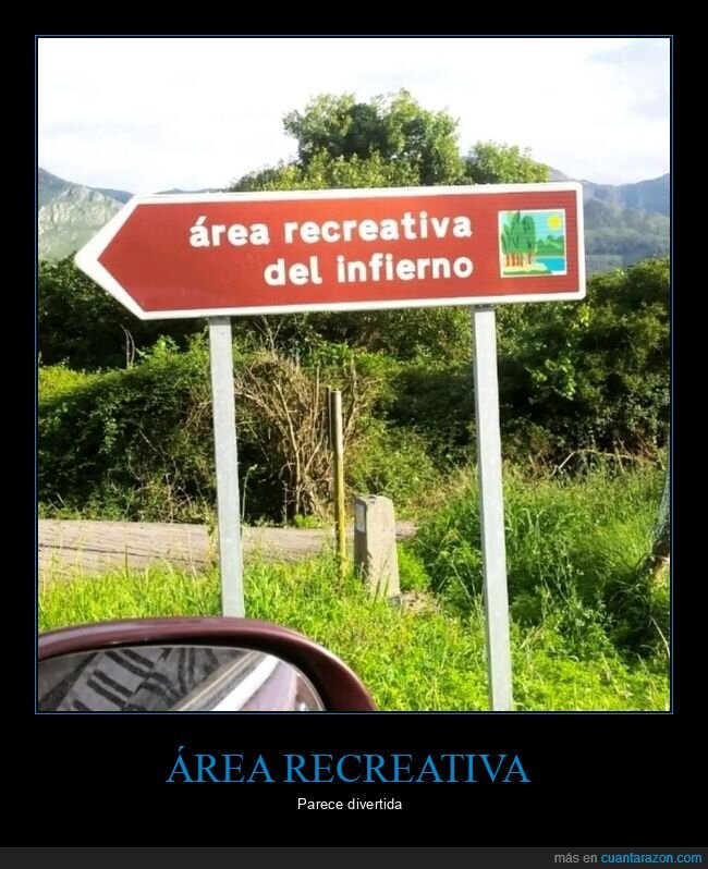 área recreativa,infierno