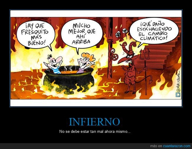 infierno,fresquito,calor,cambio climático