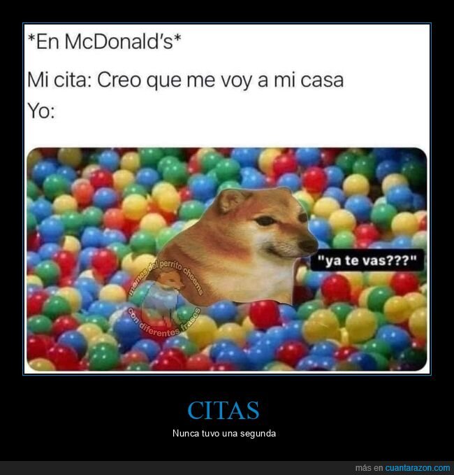 cita,mcdonald's,piscina de bolas